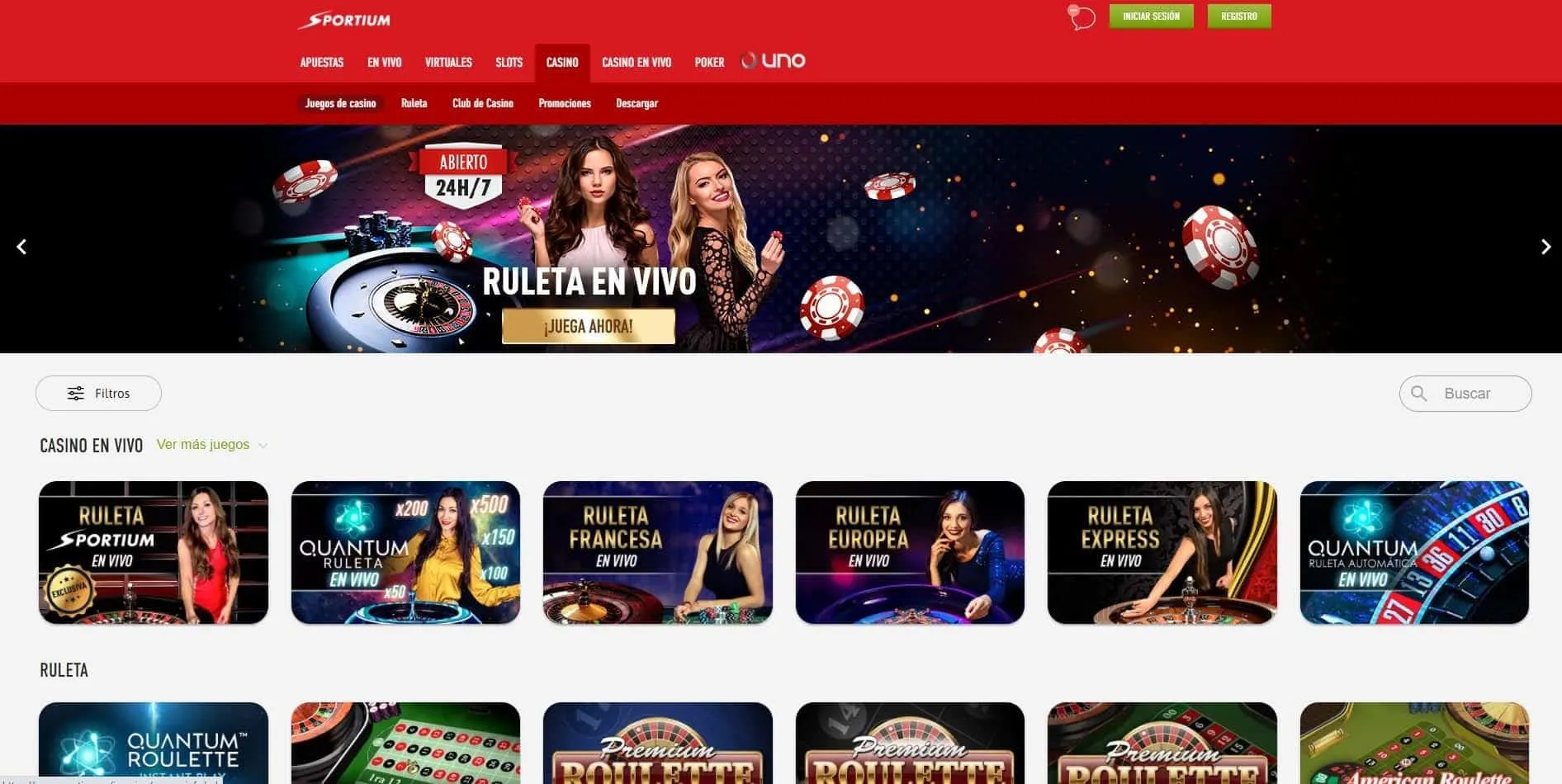 Bonos y tiradas gratis