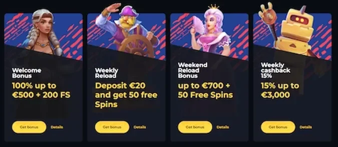 Depósitos y retiradas para jugadores de España