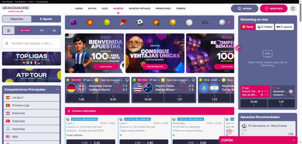 Casino Gran Madrid Apuestas