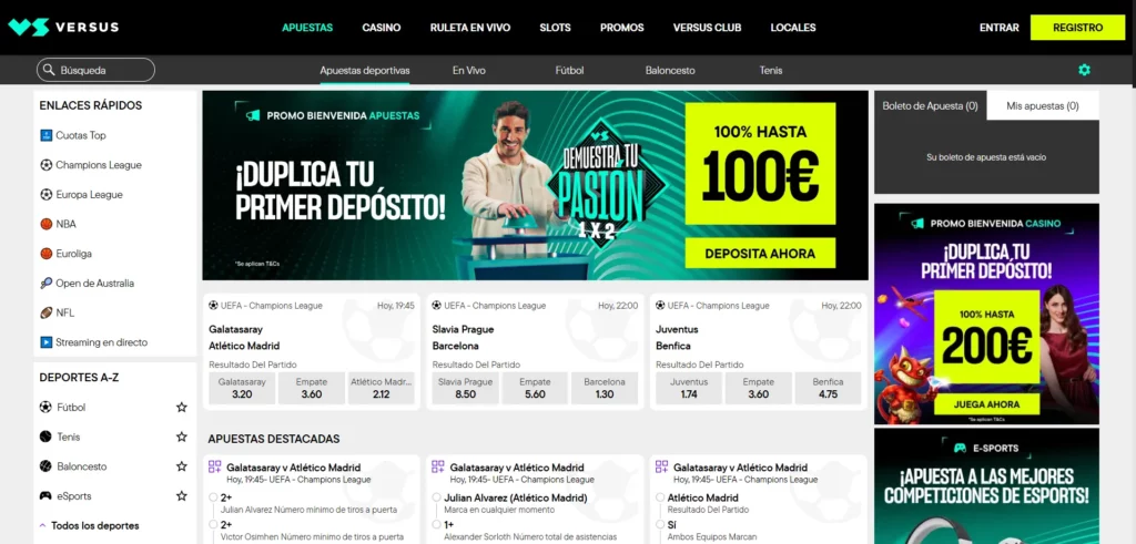 VERSUS Apuestas