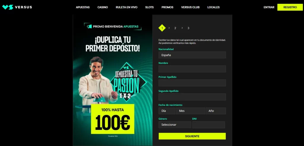 Registro (VERSUS)