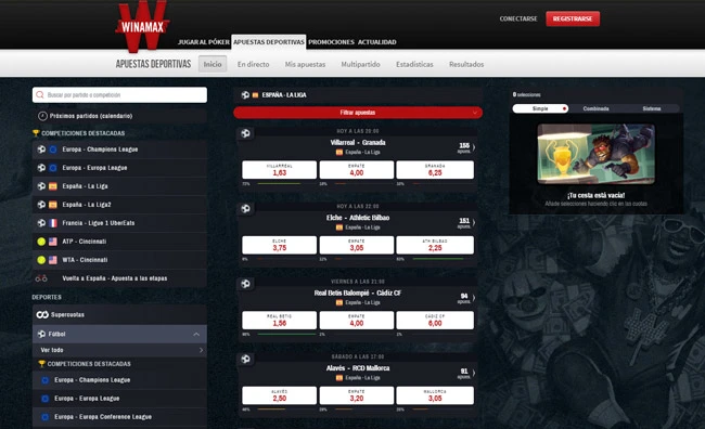 Winamax Apuestas