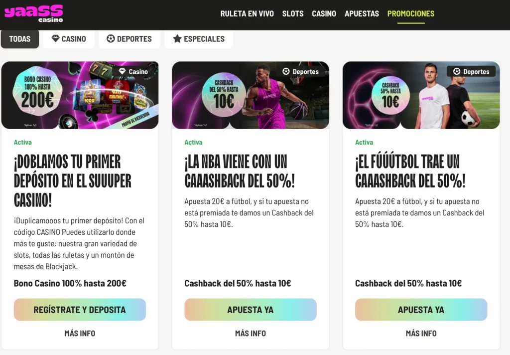 Bonos y Promociones