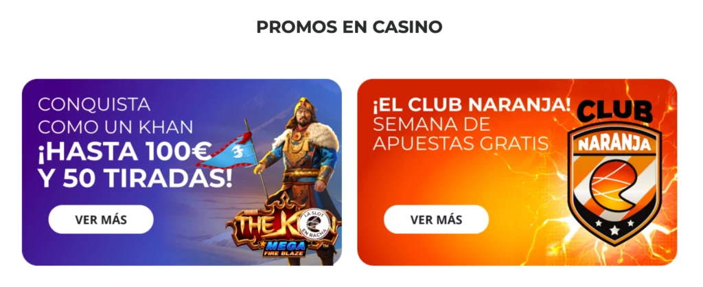 Bonos y Promociones
