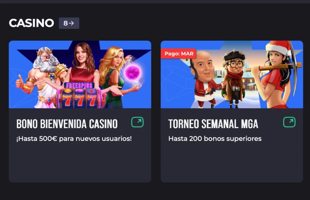 Bonos y Promociones