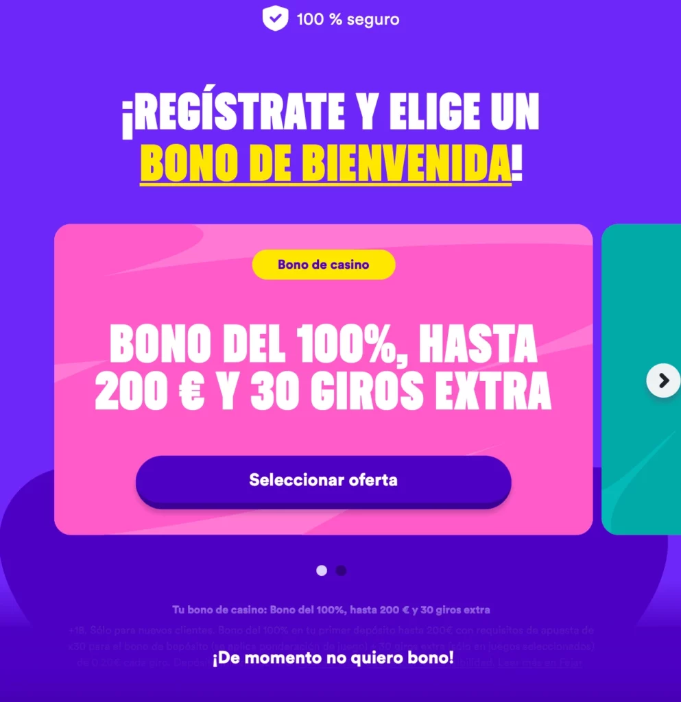 Registro Casumo
