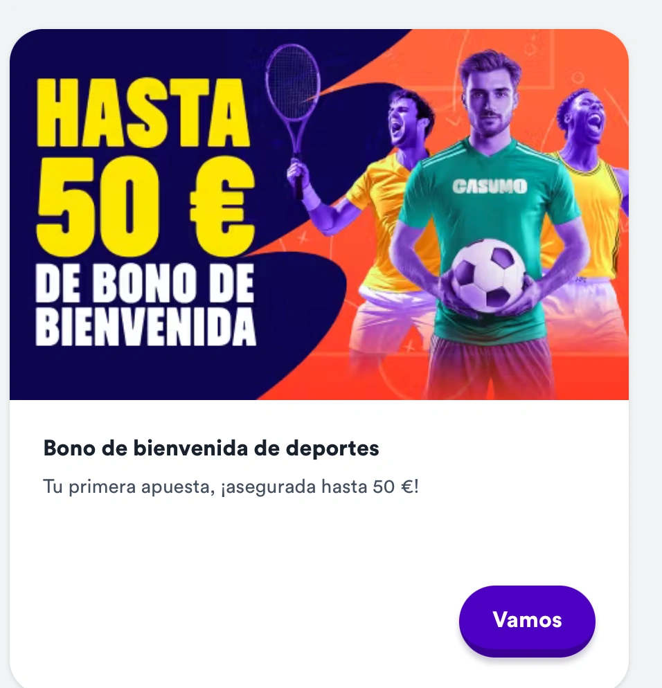 Promos para Casino y Deporte