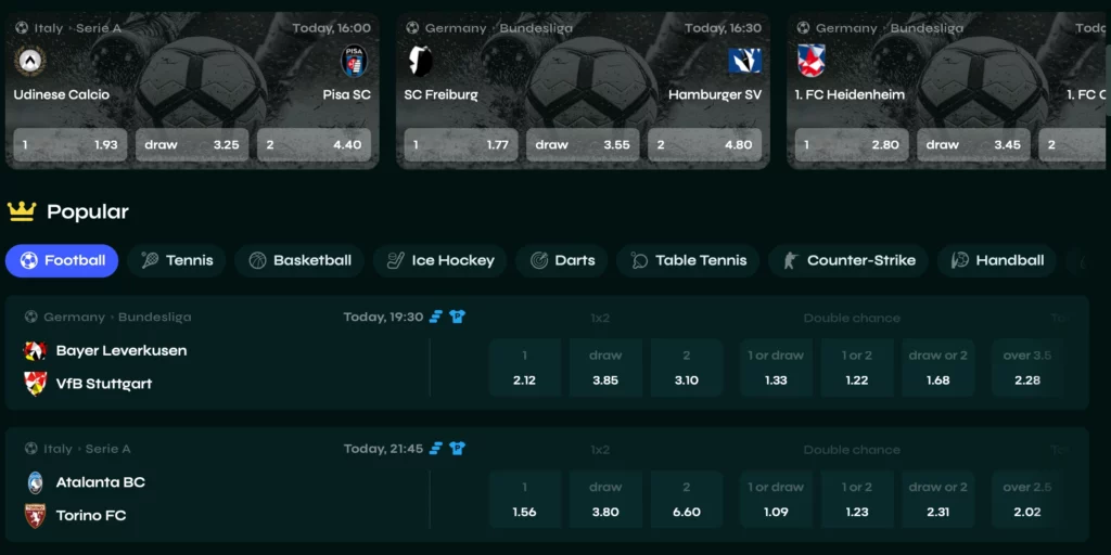 Apuestas en Vivo y Streaming Disponibles