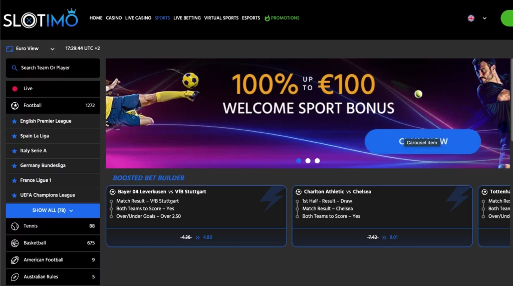 Apuestas en Vivo y Streaming Disponibles
