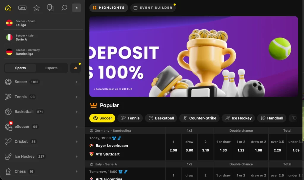 Apuestas en Vivo y Streaming Disponibles