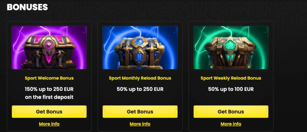 Promos para Casino y Deporte