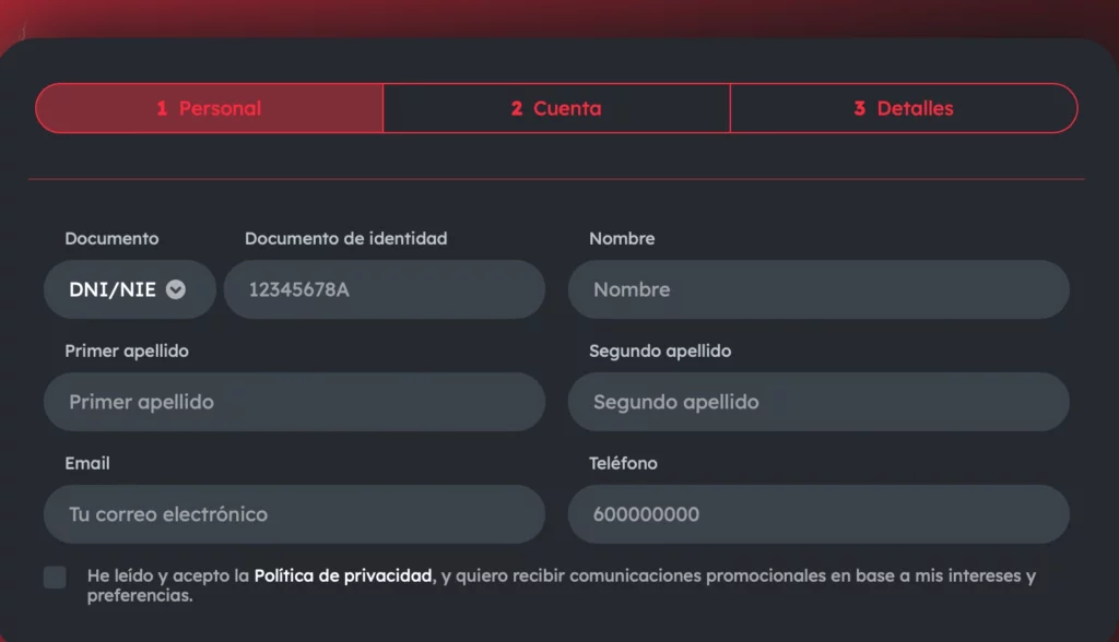 Registro Casino Barcelona