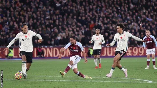Liverpool FC vs West Ham United