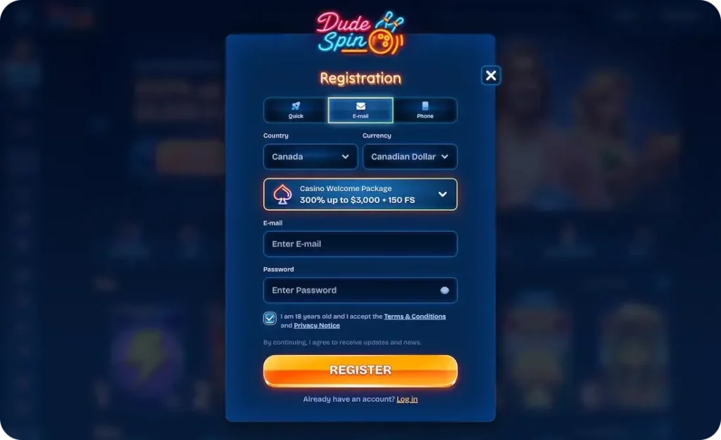 Registro Dudespin