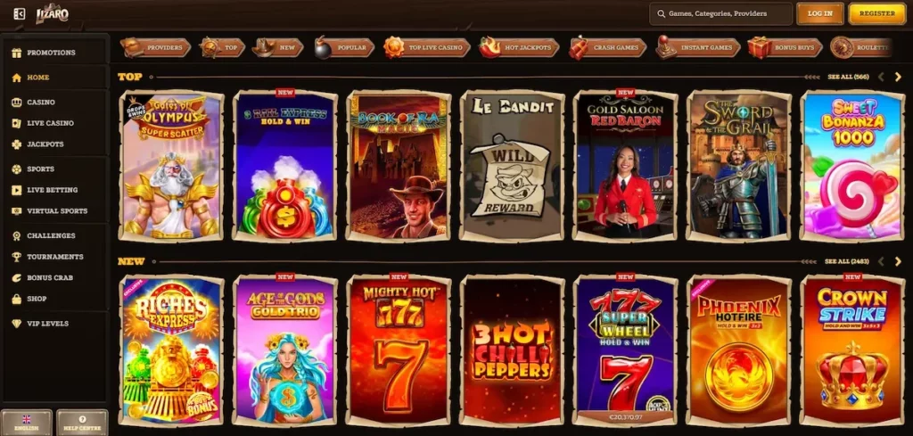 Lizaro Online Casino