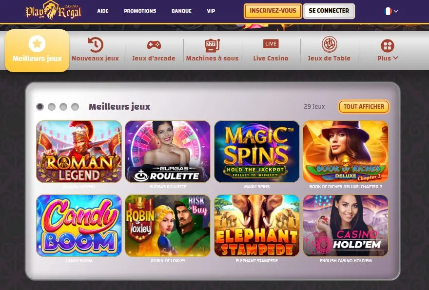 PlayRegal Online Casino