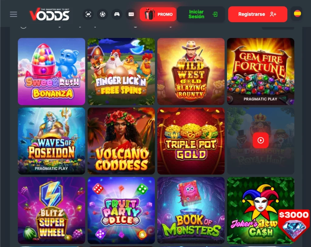 Vodds Online Casino