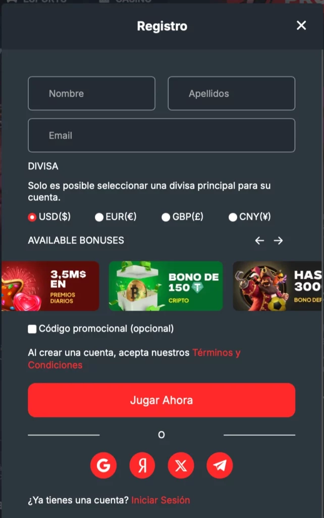 Registro Vodds