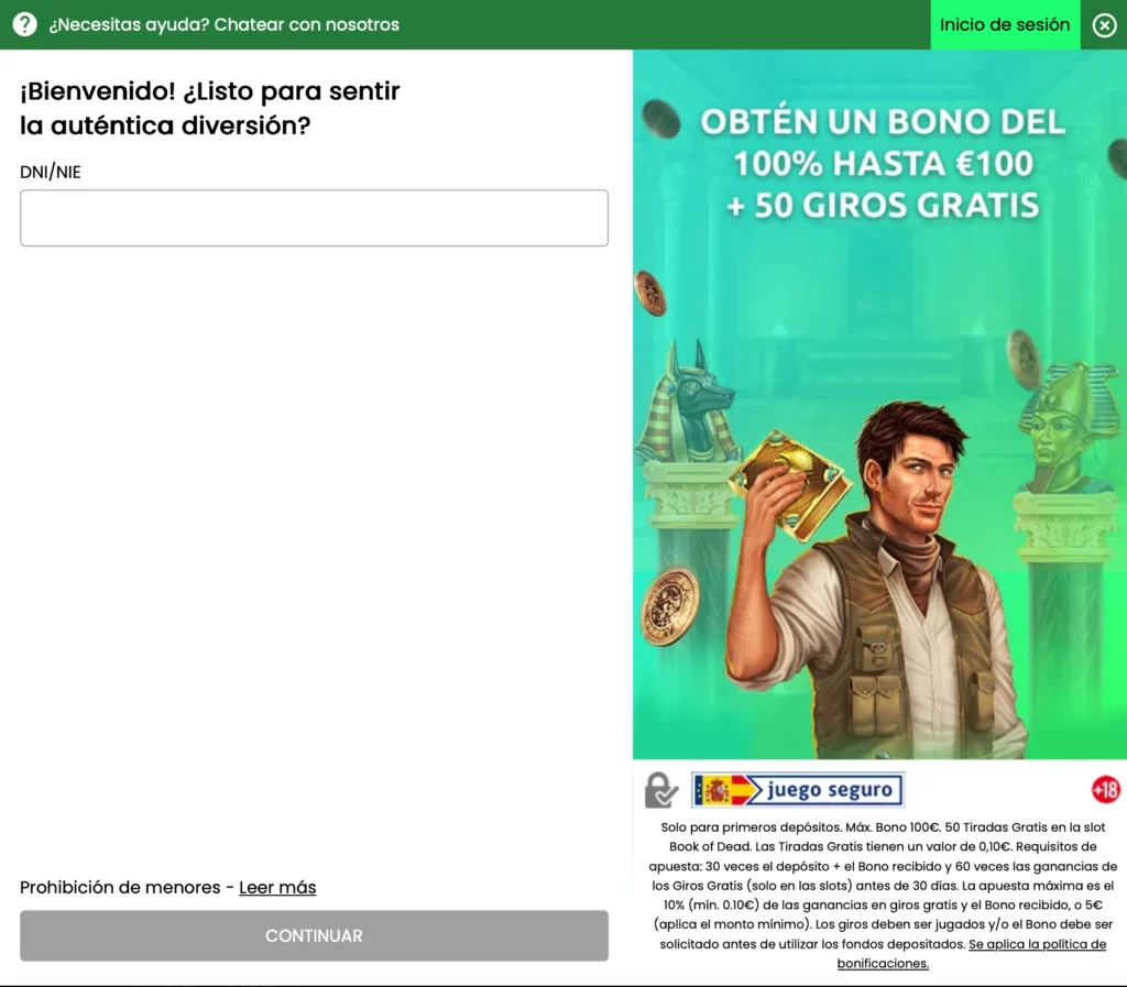 Registro Swift Casino